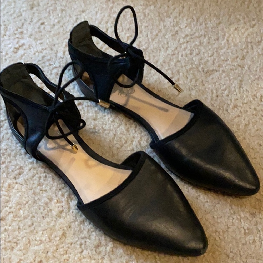 FRANCO SARTO LACE UP FLATS